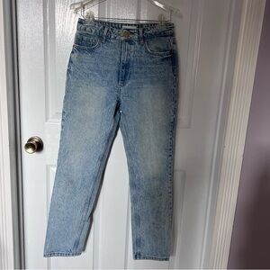 Zara Women's High-Waisted Light Wash Jeans